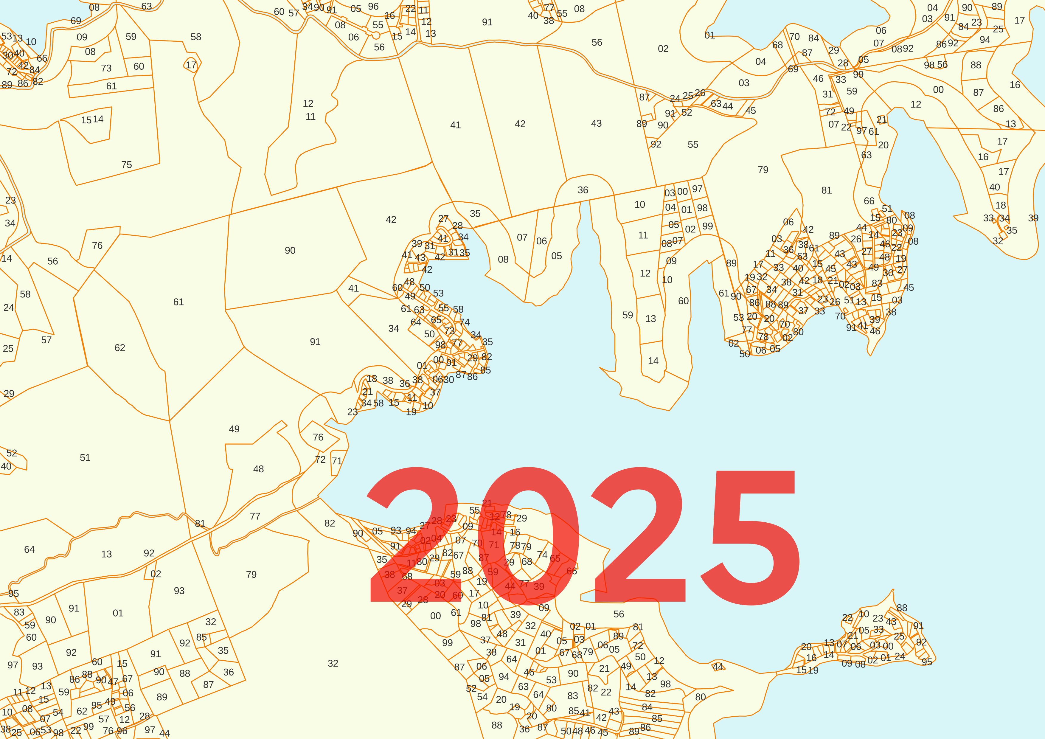 Cadastre parcellaire de la Martinique 2025