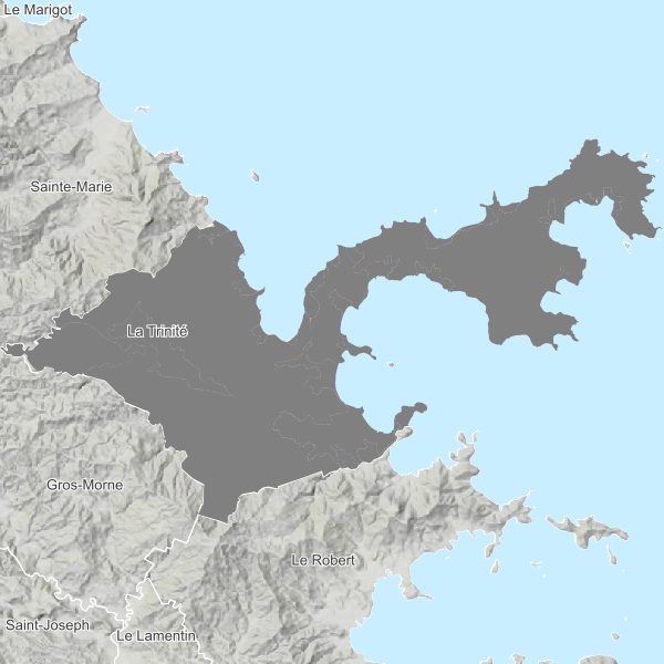 Effet de site lithologique sur la commune de Trinité