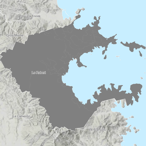 Effet de site lithologique sur la commune du Robert